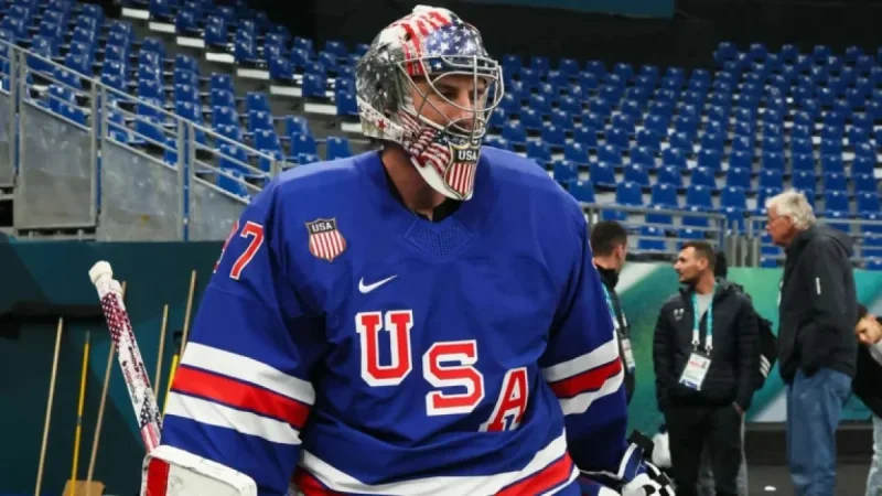 Hellebuyck Chosen to Start Team USA Olympic Opener