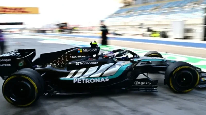 Mercedes and Red Bull Face Challenges on Bahrain F1 Test Day Two
