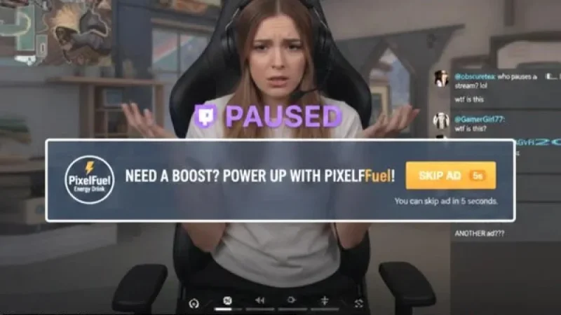 Twitch Launches Pause-Screen Ads for Enhanced Viewer Engagement