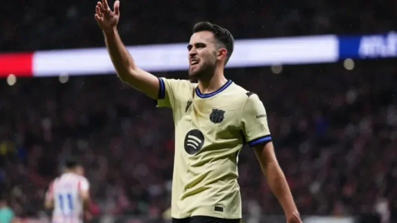 Eric Garcia Discusses Guiliano’s Tackle Amid Barcelona vs Atletico Red Card Dispute