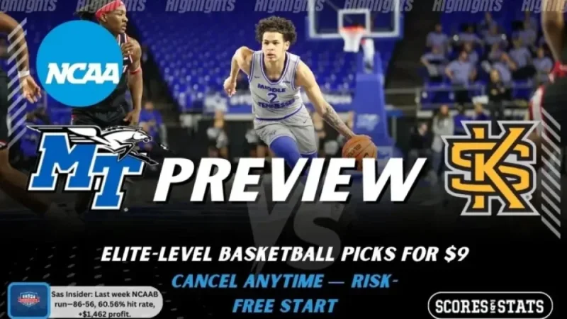Middle Tennessee vs Kennesaw State: Expert Picks and Predictions February 12, 2026