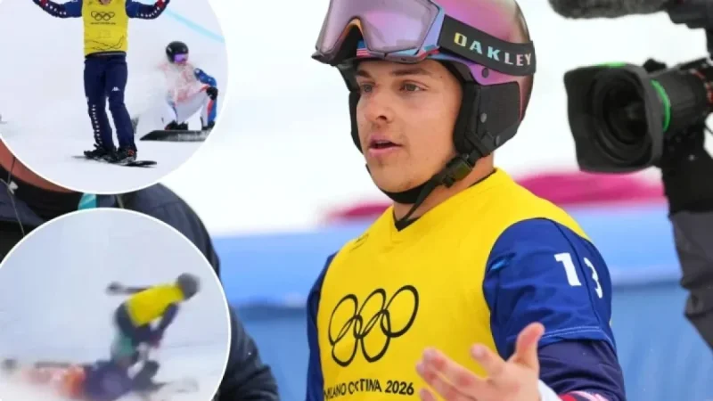 Nathan Pare Disqualified After Collision Despite First-Place Olympic Finish