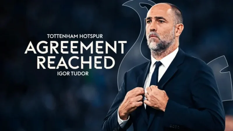 Tottenham Appoint Former Juventus Boss Igor Tudor as Interim Head Coach