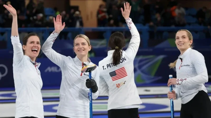 USA Women’s Curling Splits Day 1 Matches with 1-1 Record