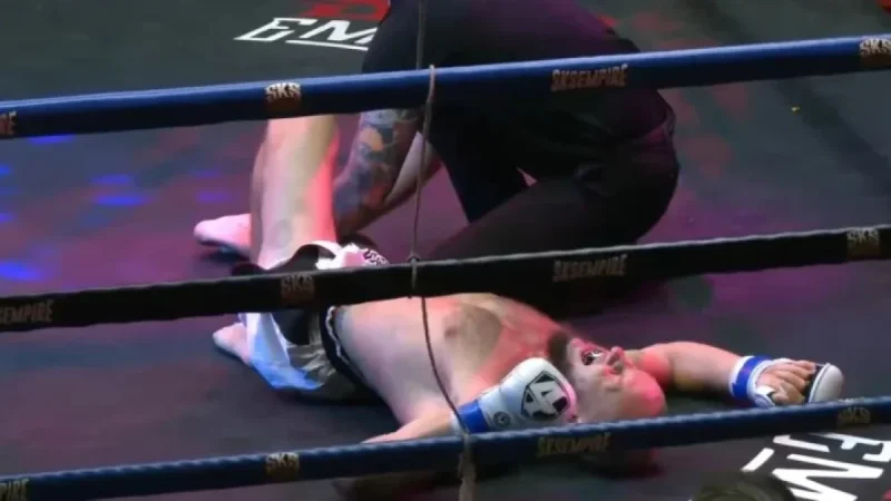 Fighter’s Leg Twists 180 Degrees in Dramatic Slam at Missed Fists Event