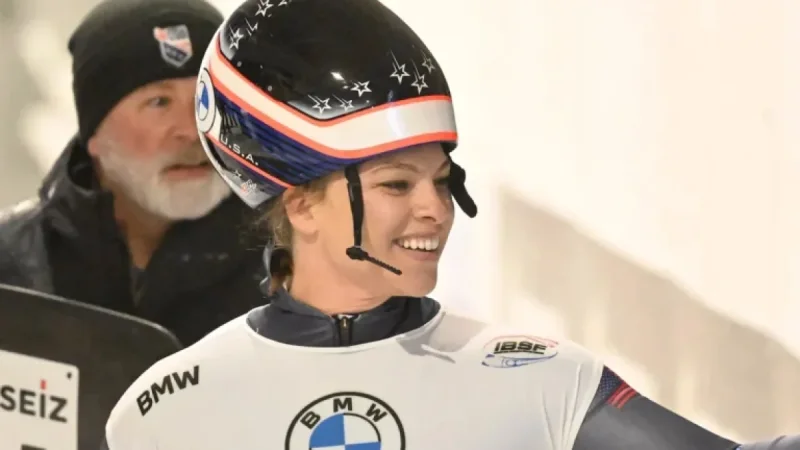 Springfield College Alum Kelly Curtis Leads Team USA in Skeleton at Olympics