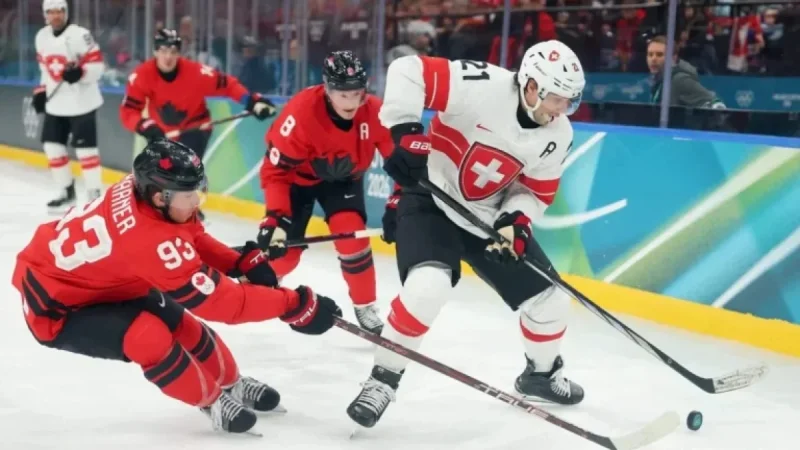Switzerland’s Kevin Fiala Stretchered Off During Olympic Match Against Canada