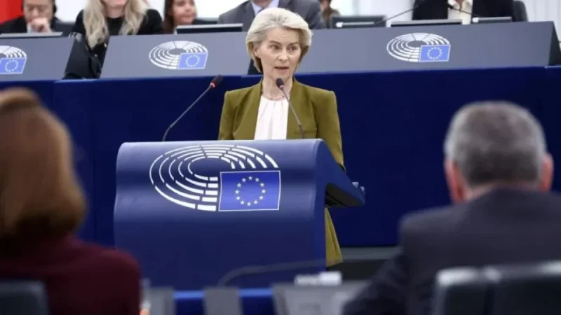Von der Leyen’s Remarks Spark Laughter in Parliament