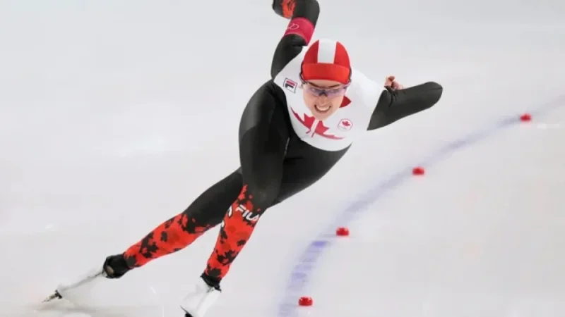 Béatrice Lamarche Secures 7th in 500m Long Track Race