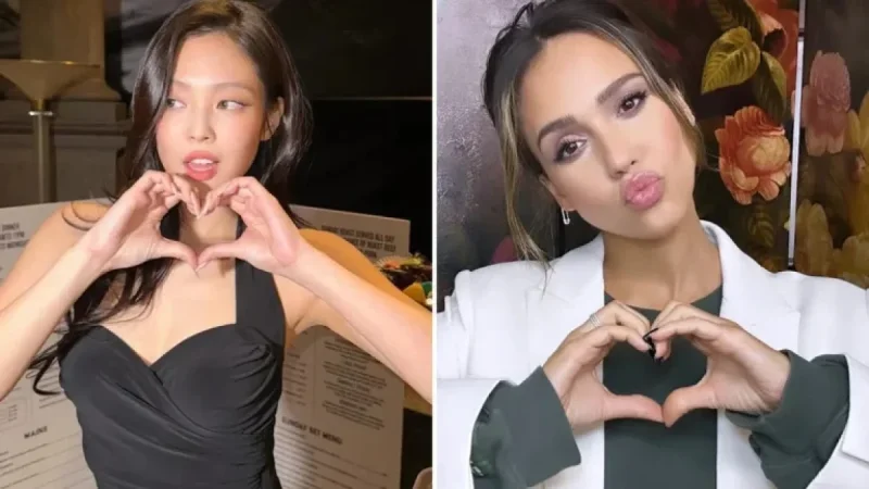 Celebrities Embrace Heart Hands Gesture for Valentine’s Day