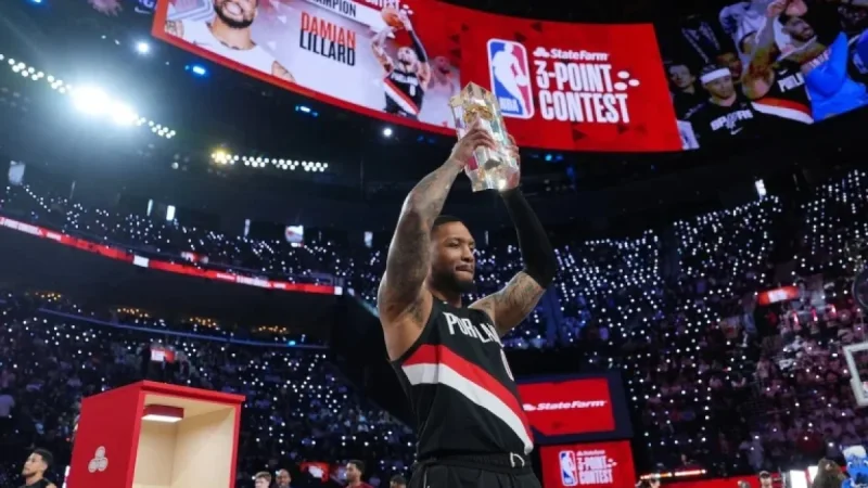 Damian Lillard Clinches Stunning 3-Point Contest Victory at All-Star Weekend