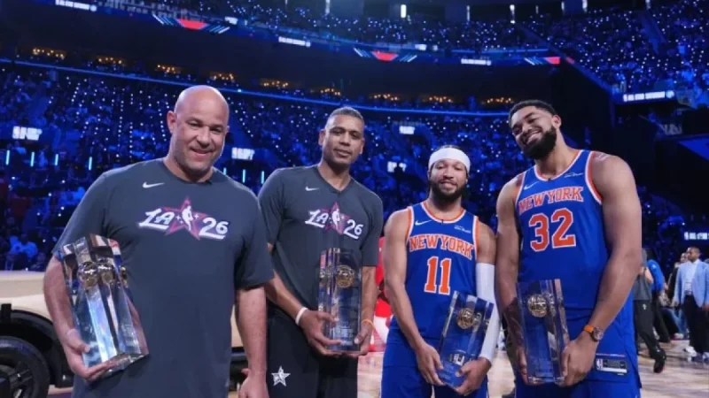 Jalen Brunson Leads Knicks to Victory in Shooting Stars Challenge
