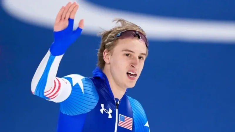 Jordan Stolz Claims Second Gold in 500m Speedskating Race