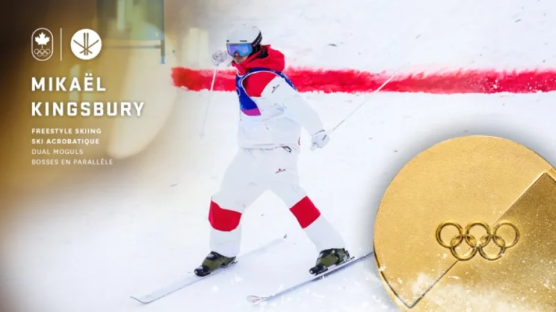 Kingsbury Clinches Dual Moguls Gold, Secures Fifth Olympic Medal