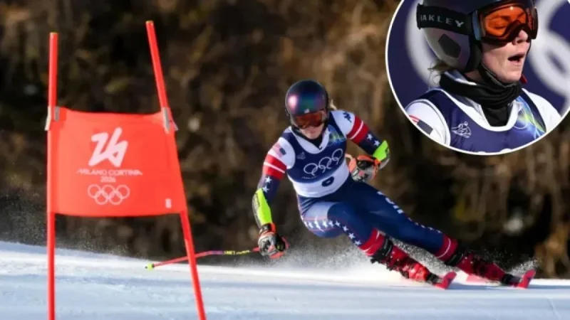 Mikaela Shiffrin’s Olympic Medal Quest Stalled by Giant Slalom Setback