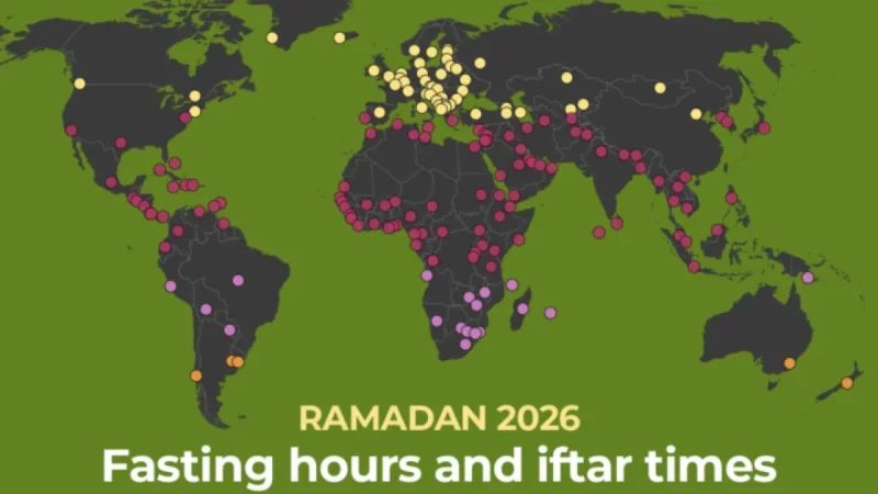 Ramadan 2026: Global Fasting, Suhoor, and Iftar Timings