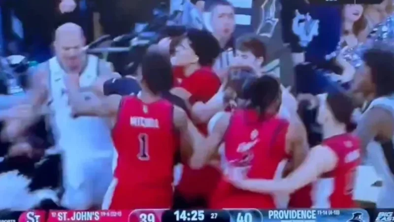 Six Ejected After Intense St John’s-Providence Brawl