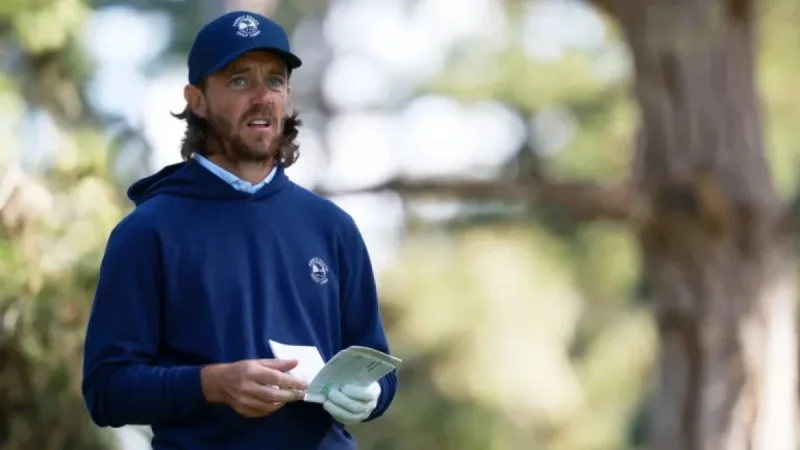 Tommy Fleetwood Sports Pebble Beach Gear This Week