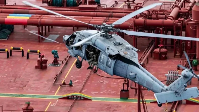 U.S. Military Intercepts Oil Tanker in Indian Ocean After Caribbean Pursuit