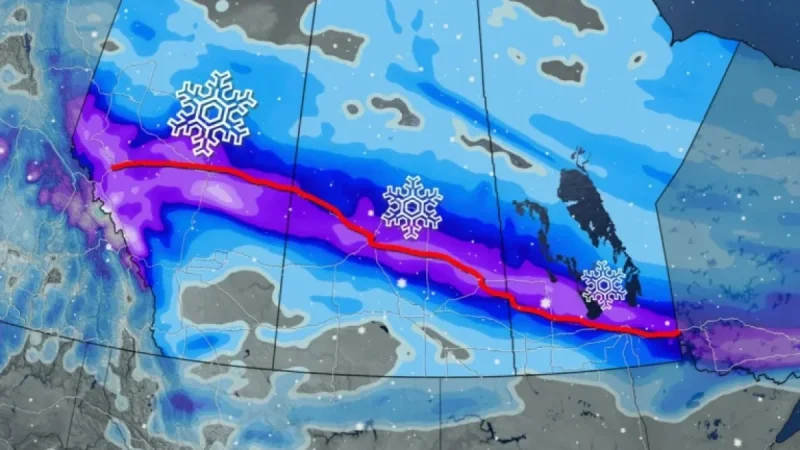 Winter Returns Strong: Snowfall Blankets the Prairies