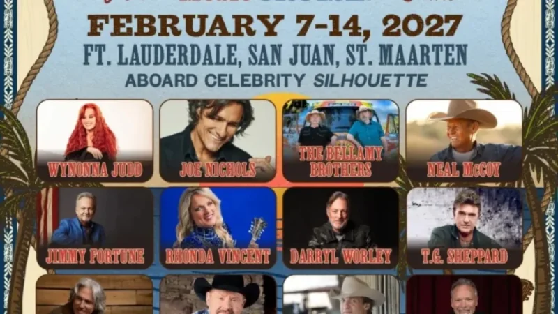 Wynonna Judd Leads 2027 Country Music Cruise Lineup