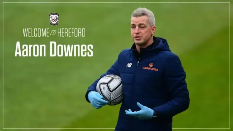 Aaron Downes Takes Helm as Hereford FC Manager