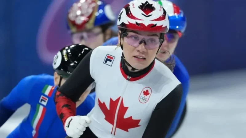Courtney Sarault Claims Olympic Silver in 1,000m Short Track for Canada
