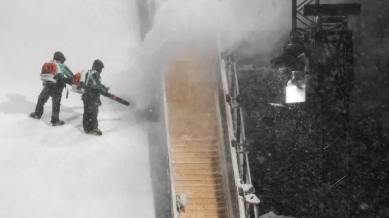 Snowstorm Delays Women’s Olympic Freeski Big Air Final at Livigno Park
