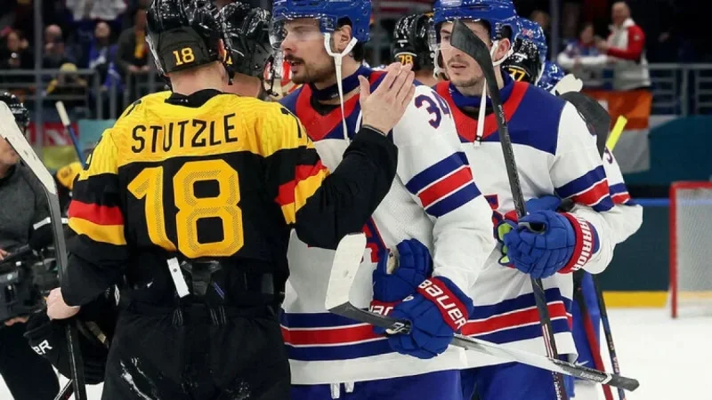 U.S. Secures Playoff Spot with Decisive Victory Over Germany in Olympic Hockey