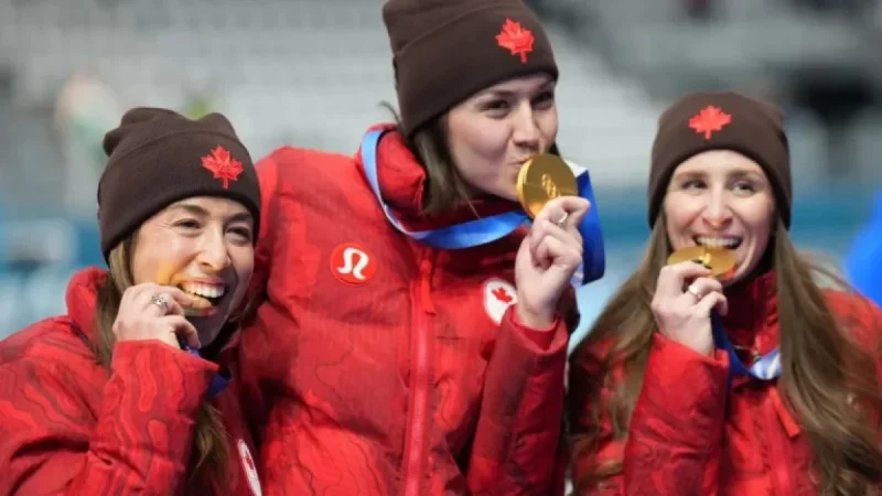 Canada Secures Consecutive Olympic Gold in Women’s Team Speedskating Pursuit