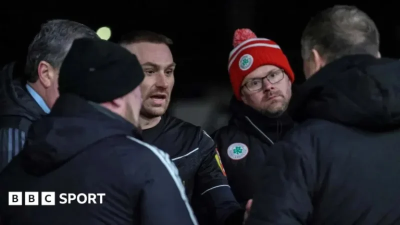 Floodlight Failure Halts Irish Premiership Match: Portadown vs Cliftonville