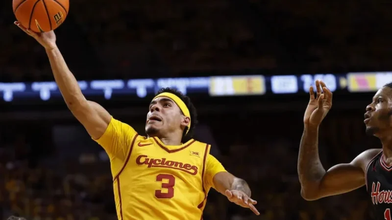 Iowa State Secures Home Victory, Defeating No. 2 Houston