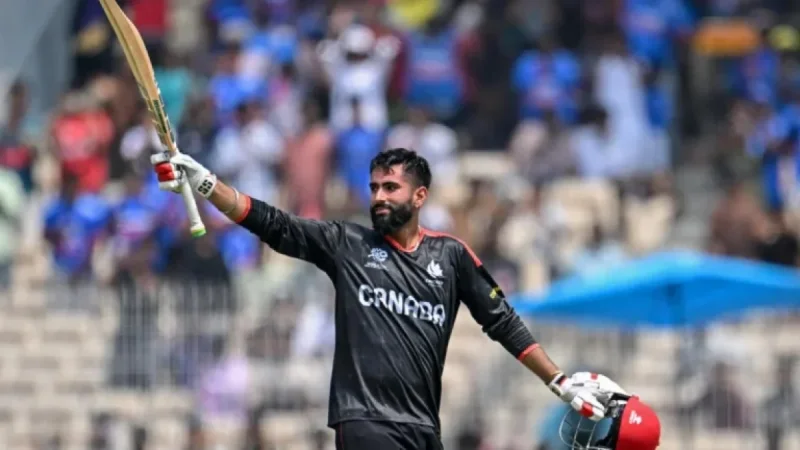 Samra Scores 110 for Canada Against New Zealand in T20 World Cup