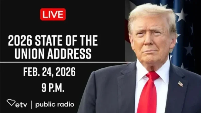 South Carolina ETV and Radio to Broadcast Trump’s State of the Union Address