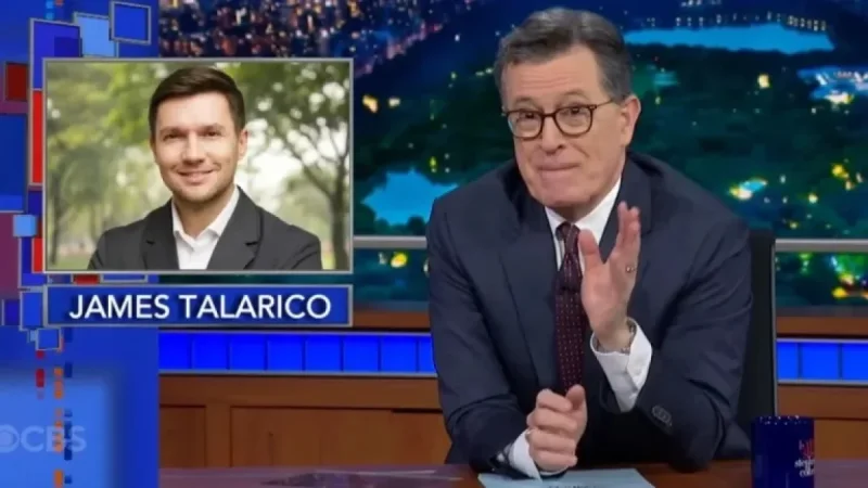Stephen Colbert Challenges CBS, Airs Pulled James Talarico Interview Video