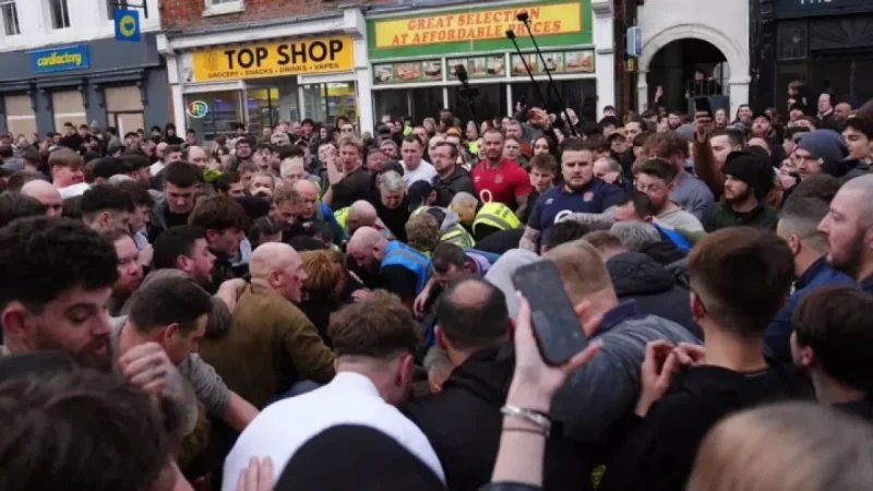 Atherstone Ball Game Turns Brutal as Tense Match Unfolds