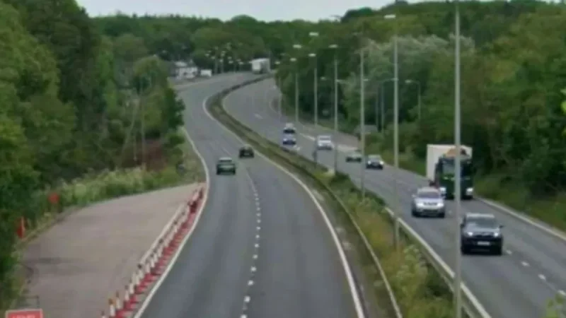Driver Hospitalized After A2 Boughton Bypass Crash Near Faversham