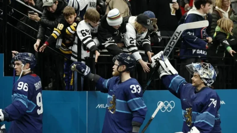Finland Faces Switzerland in Olympic Men’s Hockey Quarterfinal Showdown