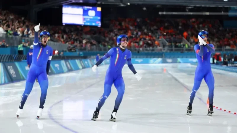 Italy Clinches Men’s Speed Skating Gold; Canada Secures Women’s Title Again