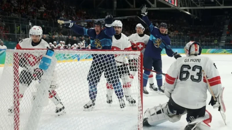 Lehkonen’s OT Goal Powers Finland’s Comeback Win over Switzerland in Olympics