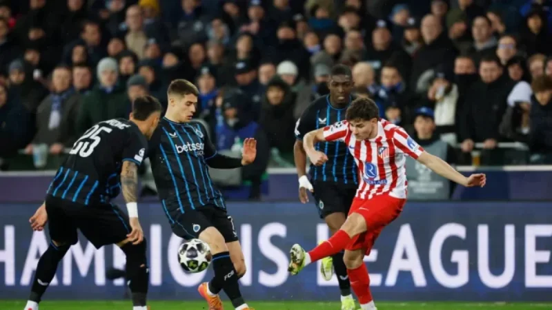 Live Coverage: Club Brugge vs Atlético Madrid in Champions League Last 16