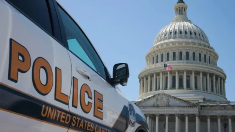Police Arrest Man Charging Toward Capitol with Shotgun and Tactical Vest