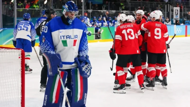 Switzerland Ousts Italy, Faces Finland in Olympic Quarterfinals