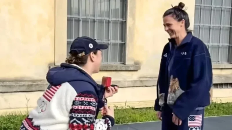 Team USA Olympians Hilary Knight and Brittany Bowe Announce Engagement at Milan Games
