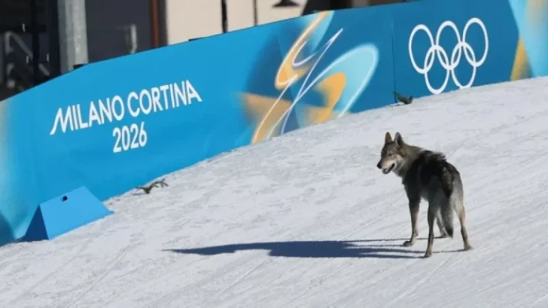 Dog Steals Spotlight with Surprise Winter Olympics Cross-Country Ski Finish