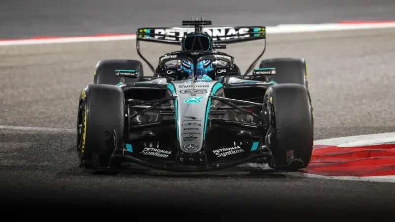 George Russell Leads First Day of Bahrain Pre-Season Test Over Piastri and Leclerc