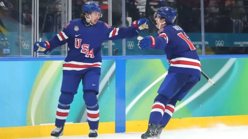 Quinn Hughes’ Overtime Goal Propels U.S. Past Sweden in Olympic Quarters