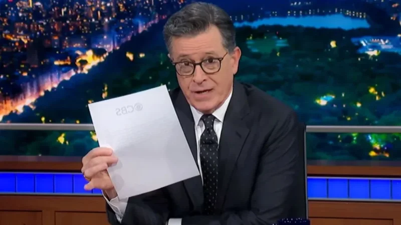 Stephen Colbert Teaches Brendan Carr About the Streisand Effect