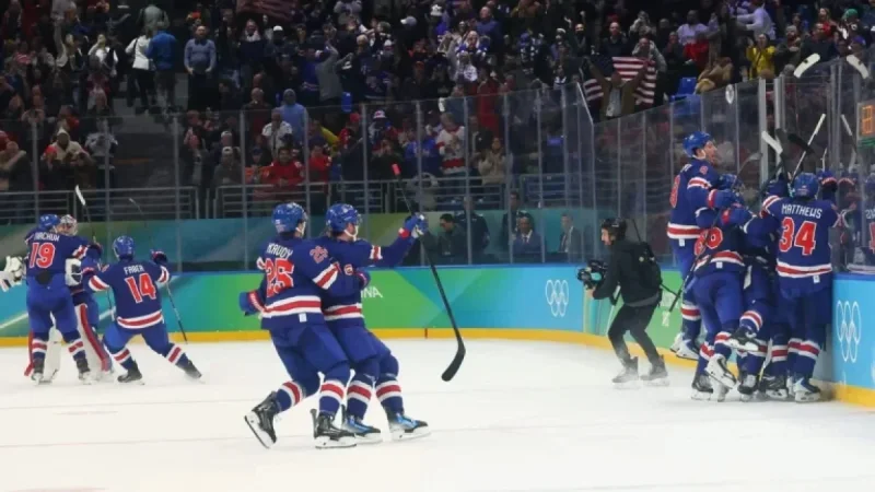 USA Defeats Sweden in Overtime to Secure Olympic Hockey Semifinals Spot