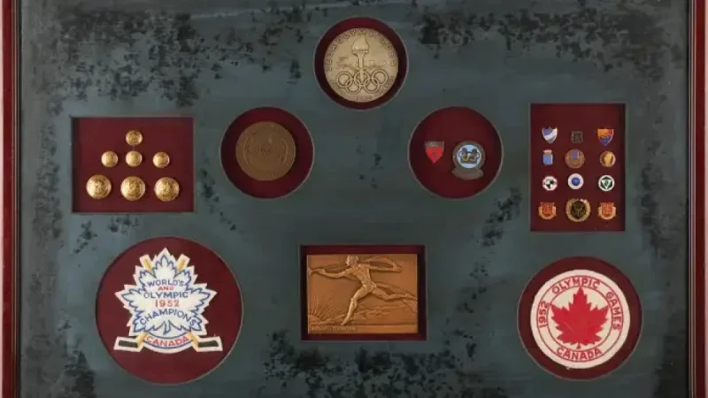 Canadian Men’s Hockey Gold Medal Hits Auction Block